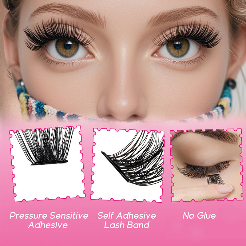 No-Glue Needed Eyelashes " SunFlowers" Style as photos